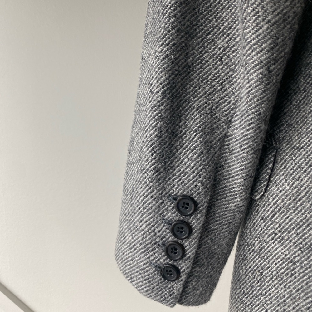 Smythe Single Breast Tweed Wool Aplca Silk Blend  Blazer - 8 - Picture 12 of 15